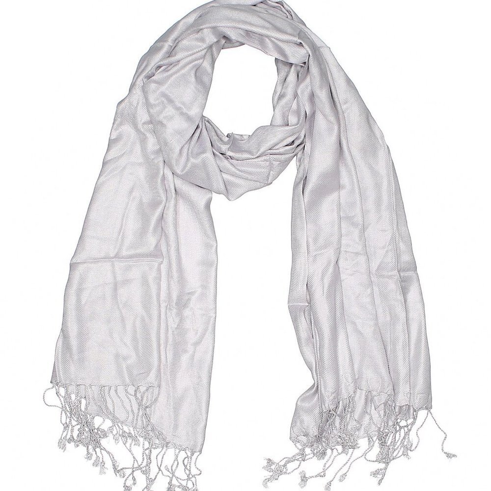 Peach Couture Gray Scarf